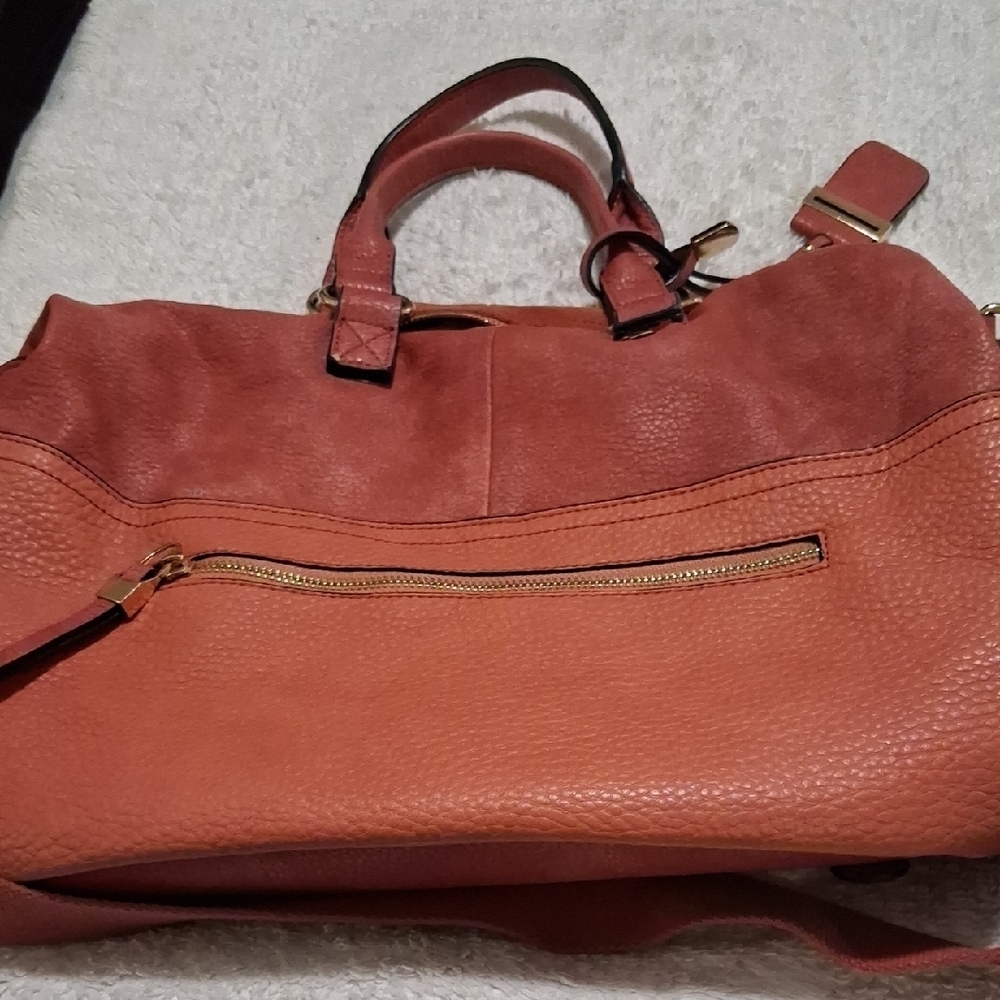 Moda Luxe Terracotta Shoulder Bag - Picture 3 of 10